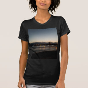 san clemente pier nachtszeit ozeanische kalifornia T-Shirt