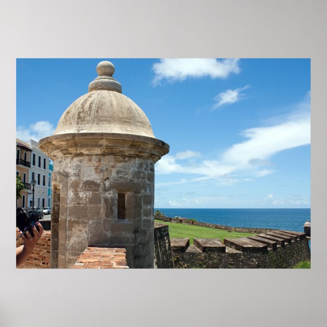 San Cristobal Fort Tower Poster (Vorne)