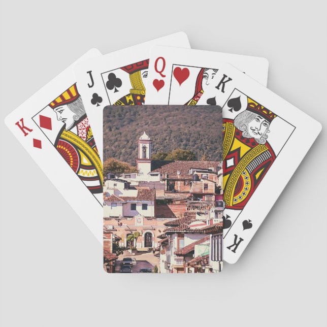 San Cristobal mit Glockenturm Spielkarten (Rückseite)