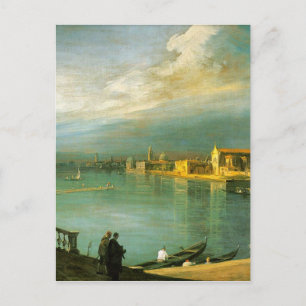 San Cristoforo, San Michele & Murano by Canaletto Postkarte
