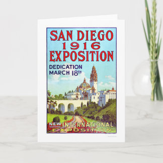 San Diego Ausstellung 1916 Karte