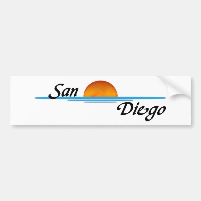 San Diego Autoaufkleber (Vorne)