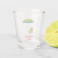 San Diego Bachelorette Shot glass für Brautjäger