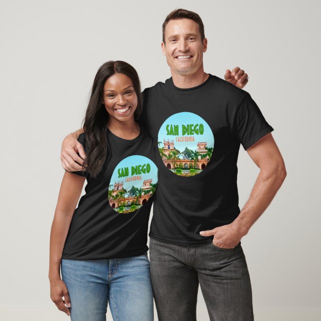San Diego Balboa Park Vintag T-Shirt (Unisex)