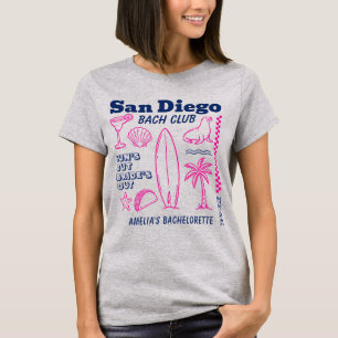 San Diego Beach Junggesellinnenabschied-Party Dood T-Shirt