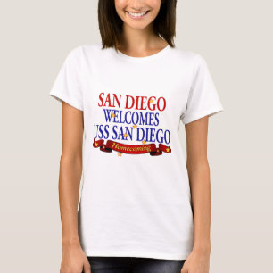 San Diego begrüßt USS San Diego T-Shirt