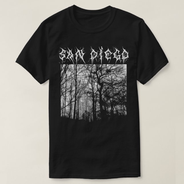 San Diego Black Metal T-shirt Metalshirt (Design vorne)