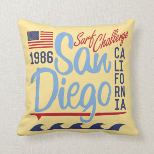 San Diego Brandungs-Herausforderung 1986 Kissen