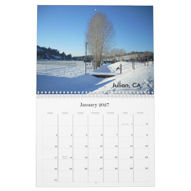 San Diego, CA-Kalender Kalender (Jan 2027)