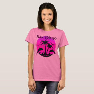 San Diego, CA-Pink T-Shirt