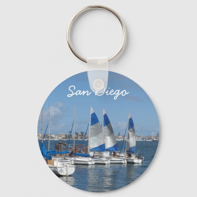 San Diego, CA Schlüsselanhänger (Vorderseite)
