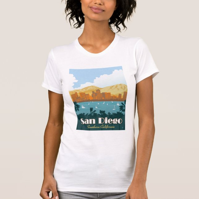 San Diego, CA T-Shirt (Vorderseite)