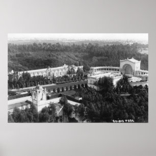 San Diego, CA View of Balboa Park Foto Poster
