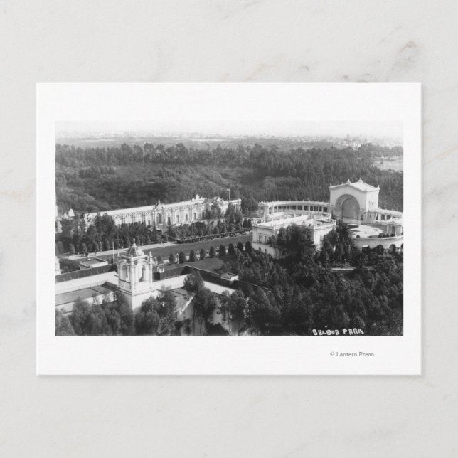 San Diego, CA View of Balboa Park Foto Postkarte (Vorderseite)