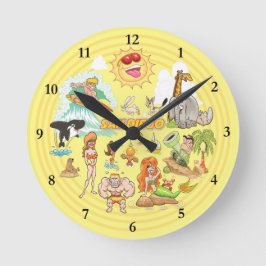 San Diego California Acryluhr Runde Wanduhr