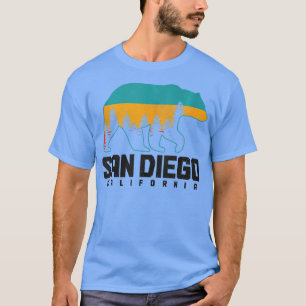 San Diego California Bären Grizzly Pride Outdoor V T-Shirt