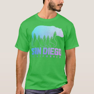 San Diego California Bären Grizzly Pride Outdoor V T-Shirt