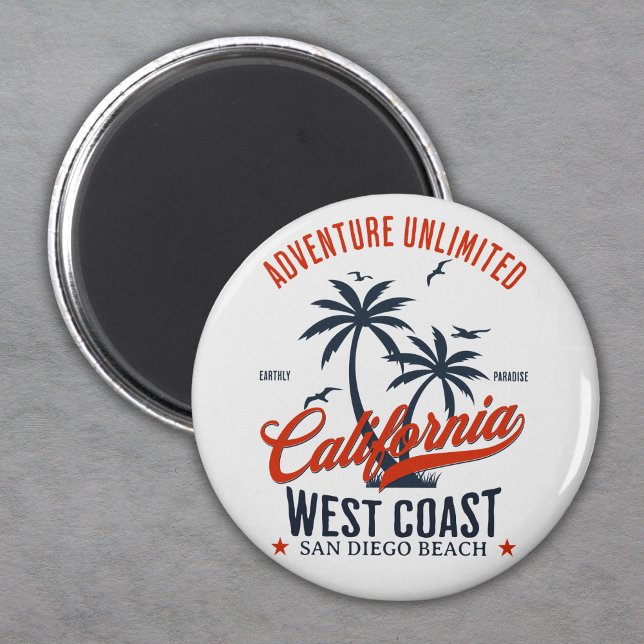 San Diego California Beach Adventure Unlimited Magnet (Von Creator hochgeladen)