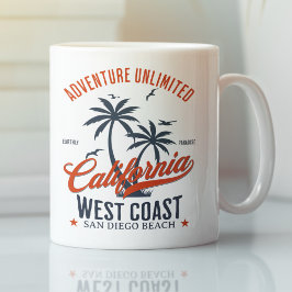 San Diego California Beach Funny San Diego Kaffeetasse