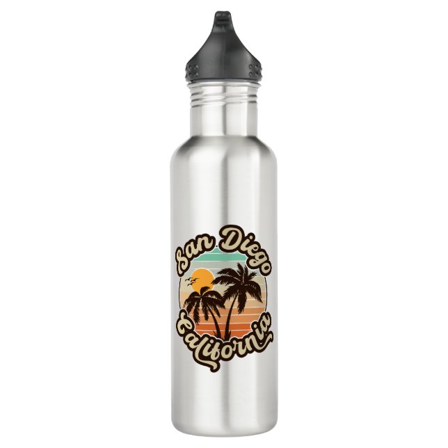 San Diego California Edelstahlflasche (Rechts)
