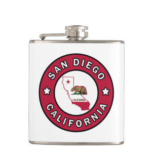 San Diego California Flachmann