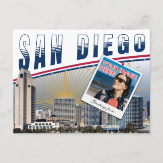 San Diego California Foto Collage Postkarte