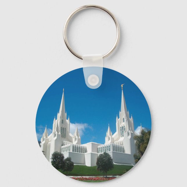 San Diego California LDS Tempel Schlüsselanhänger (Vorderseite)