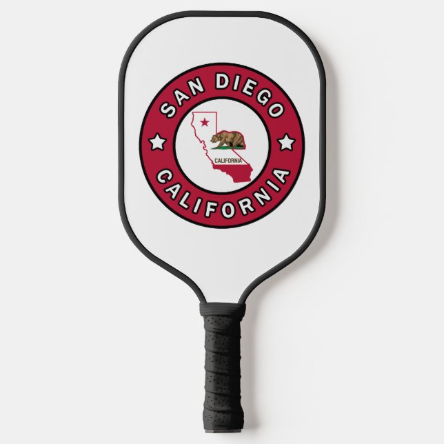 San Diego California Pickleball Schläger (Vorderseite)
