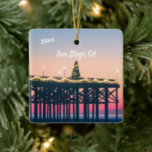 San Diego California Pink Blue Memorynachricht Fot