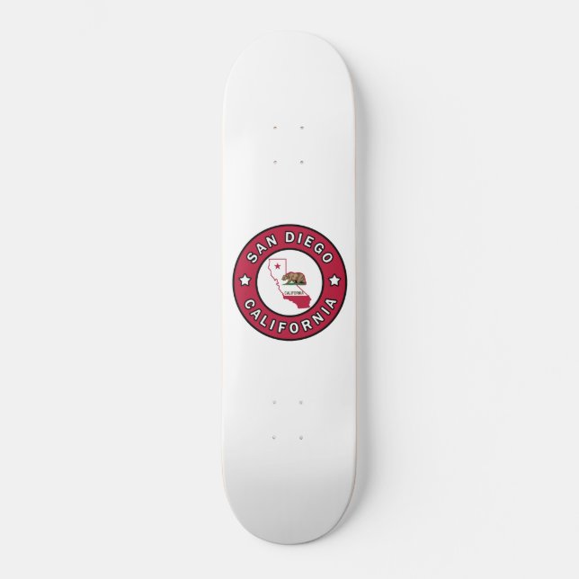 San Diego California Skateboard (Vorderseite)
