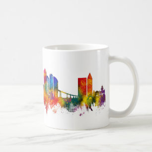 San Diego California Skyline Kaffeetasse