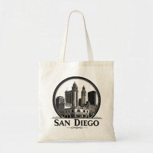 San Diego California Skyline–Moderne Stadtlandscha Tragetasche
