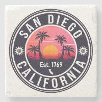 San Diego California Sunset Vacation Souvenirs 60e