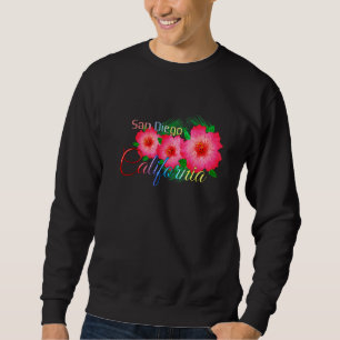 San Diego California Tropical Blume Family Vacat Sweatshirt