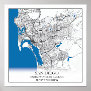 San Diego California USA Reisen Poster