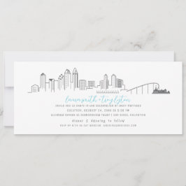 San Diego City Skyline Coronado Einladung zur Hoch
