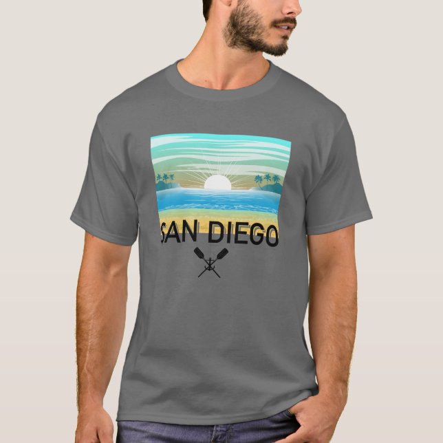 San Diego Design - Dark T - Shirt (Vorderseite)