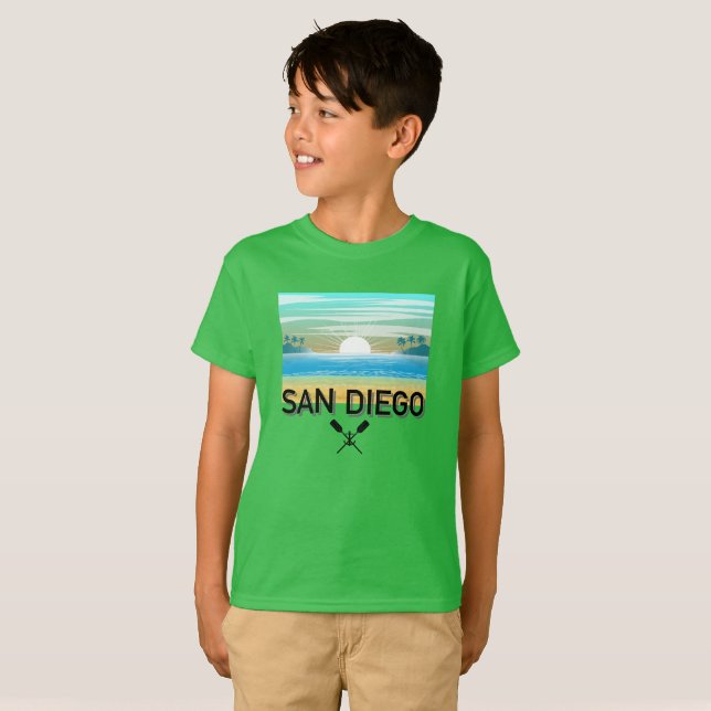 San Diego Design - Kids' Basic T - Shirt (Vorne ganz)