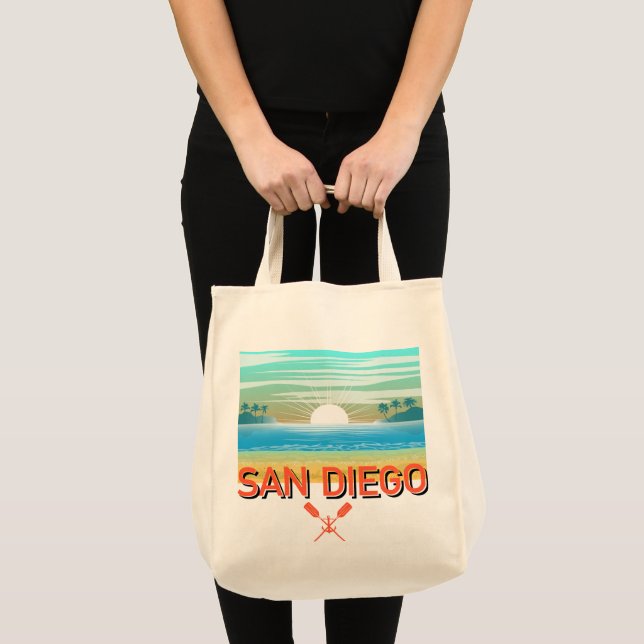 San Diego Design - Lebensmittelgeschäft Tasche (Vorderseite (Produkt))