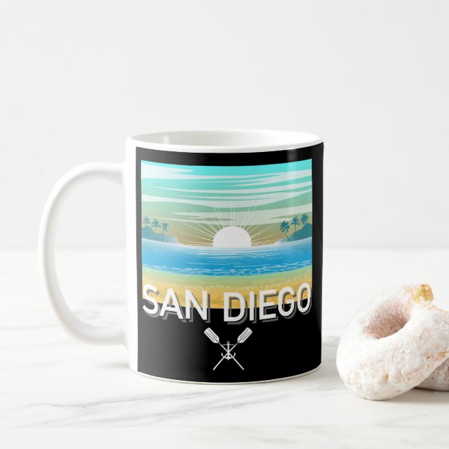 San Diego Design - Mug classique (Avec donut)