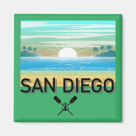 San Diego Design - Square Magnet