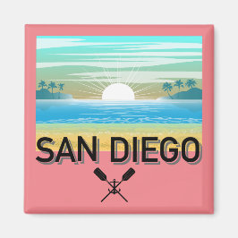 San Diego Design - Square Magnet