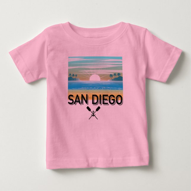 San Diego Design - T-shirt Baby Fine Jersey (Devant)