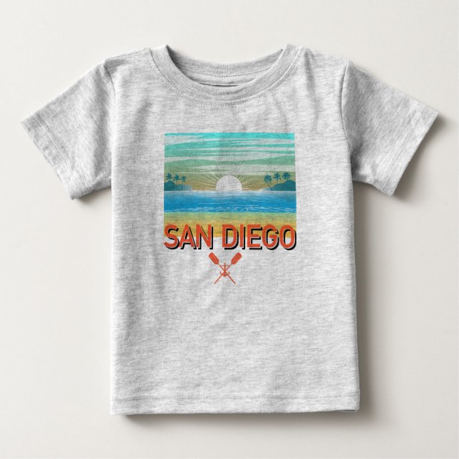 San Diego Design - T-shirt Baby Fine Jersey (Devant)