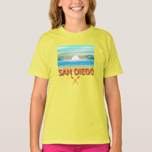 San Diego Design - T-shirt de base pour filles