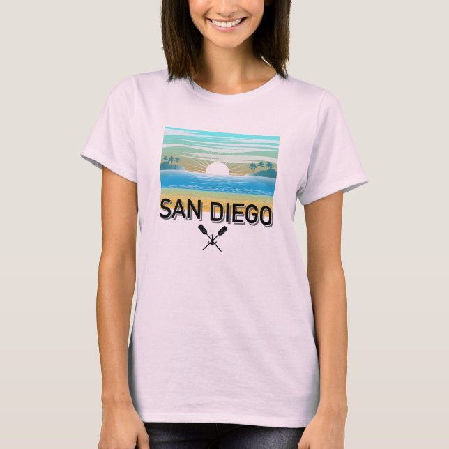 San Diego Design - T - Shirt für Frauen (Vorderseite)