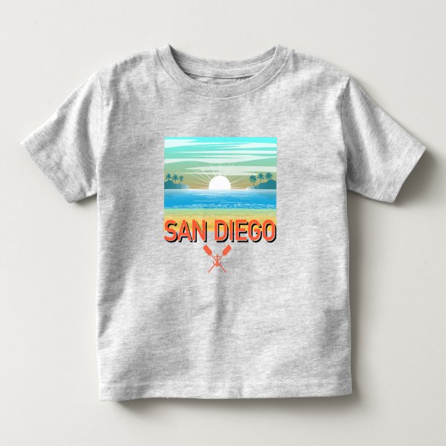 San Diego Design - T-shirt Jersey fin Toddler (Devant)
