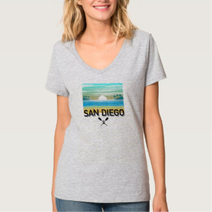 San Diego Design - Women's Basic V-Neck T - Shirt