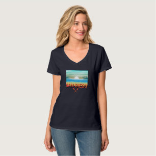 San Diego Design - Women's Basic V-Neck T - Shirt
