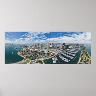 San Diego Downtown Panoramic Poster